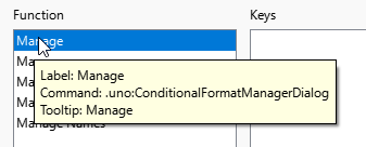 ManageConditionalFormatDialogue