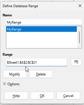 RedefineNamedRange