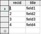 field entries