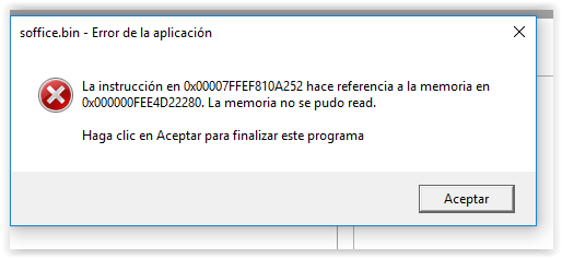 Memory Error PC Or LO Issue English Ask LibreOffice
