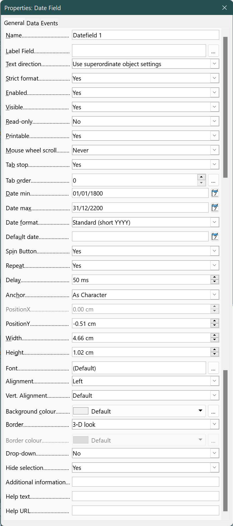 Fillable PDF Form Date Field English Ask LibreOffice