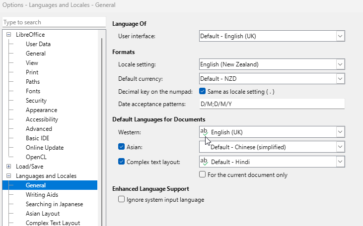 DefaultLanguageWithDictonary