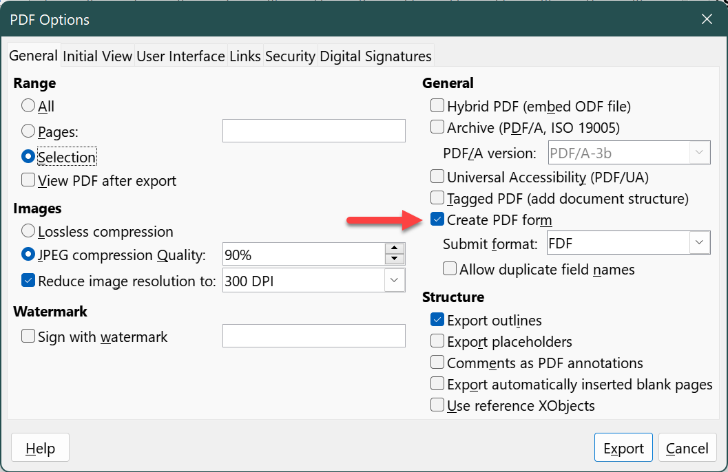 Fillable PDF Form Date Field English Ask LibreOffice