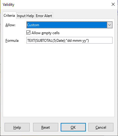 LOValidation