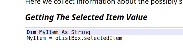 SelectedItem