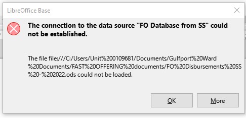 Error DB 1
