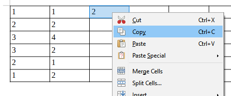Select entire cell and copy