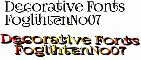FontWorkFoglihtenNo07