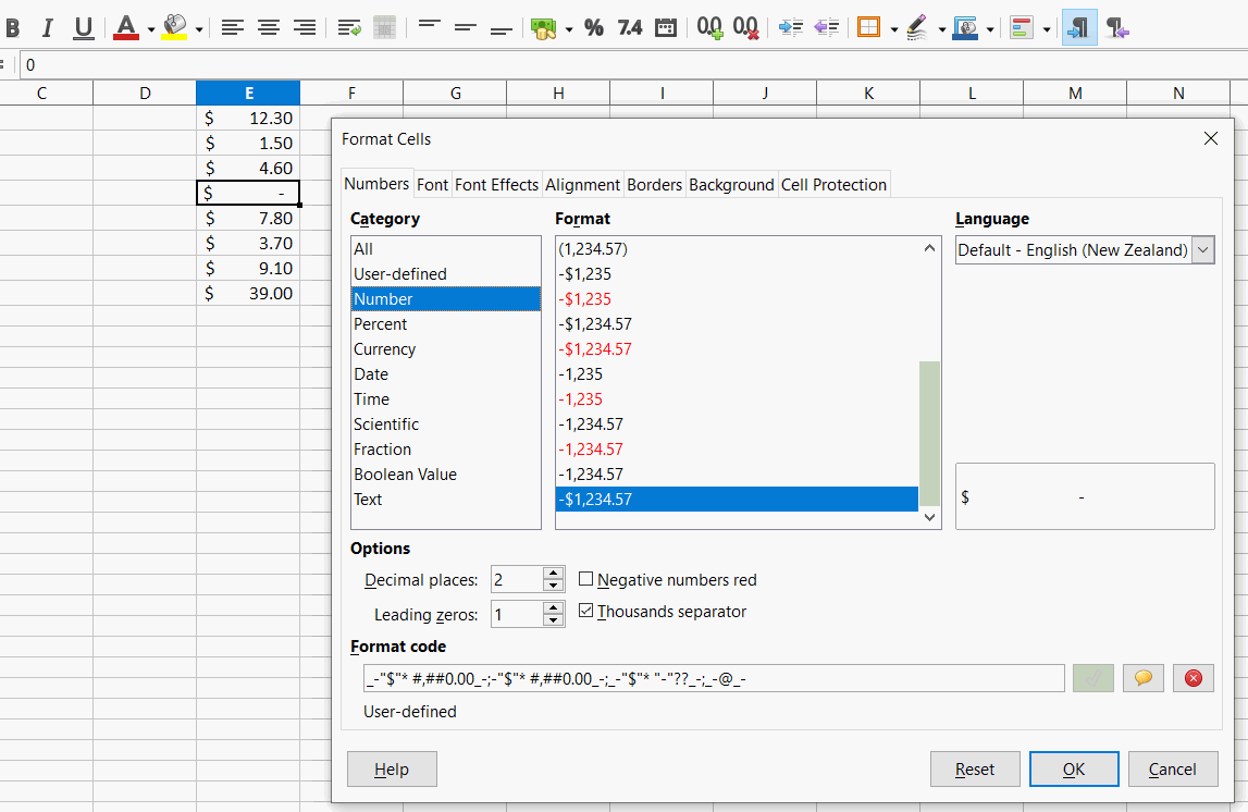 change length of underline in excel