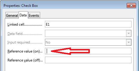 Reference values (ON/OFF )