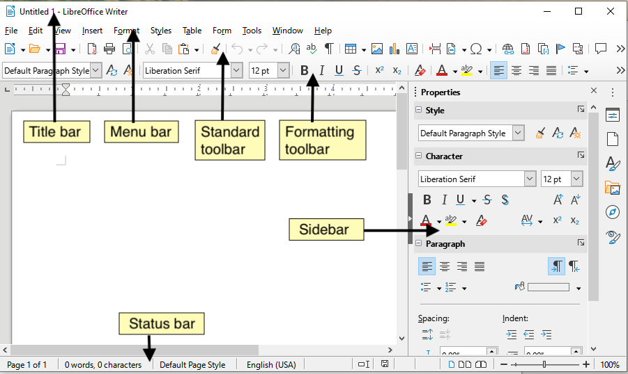 Character count - English - Ask LibreOffice