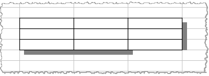 81754 HB01 Calc Cellformatting shadow