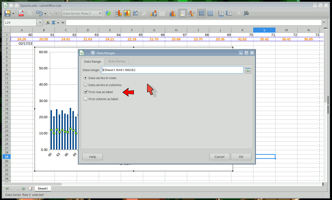 Change the values of the x-axis - English - Ask LibreOffice