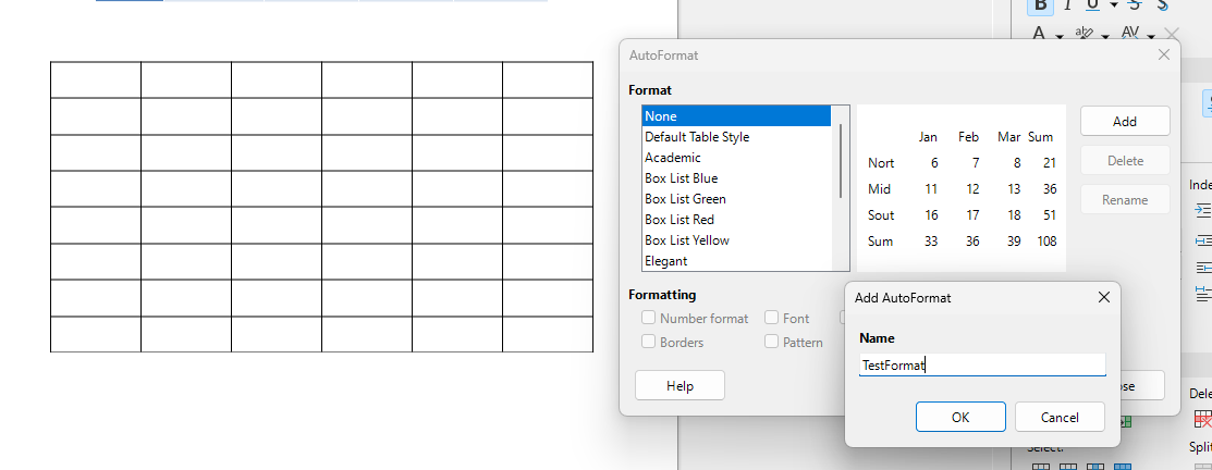 Tableau Banded Rows Unable to create banded rows in tables - English - Ask LibreOffice